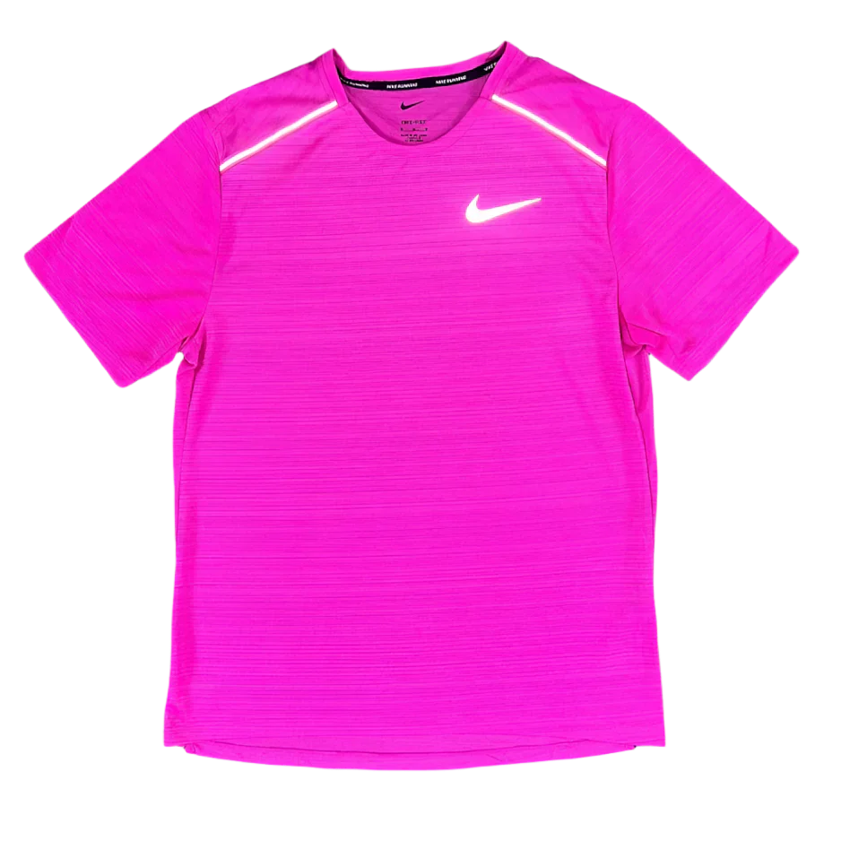 Nike Playful Pink UV Windbreaker, Nike Miler T-Shirt & Nike Challenger Shorts Set