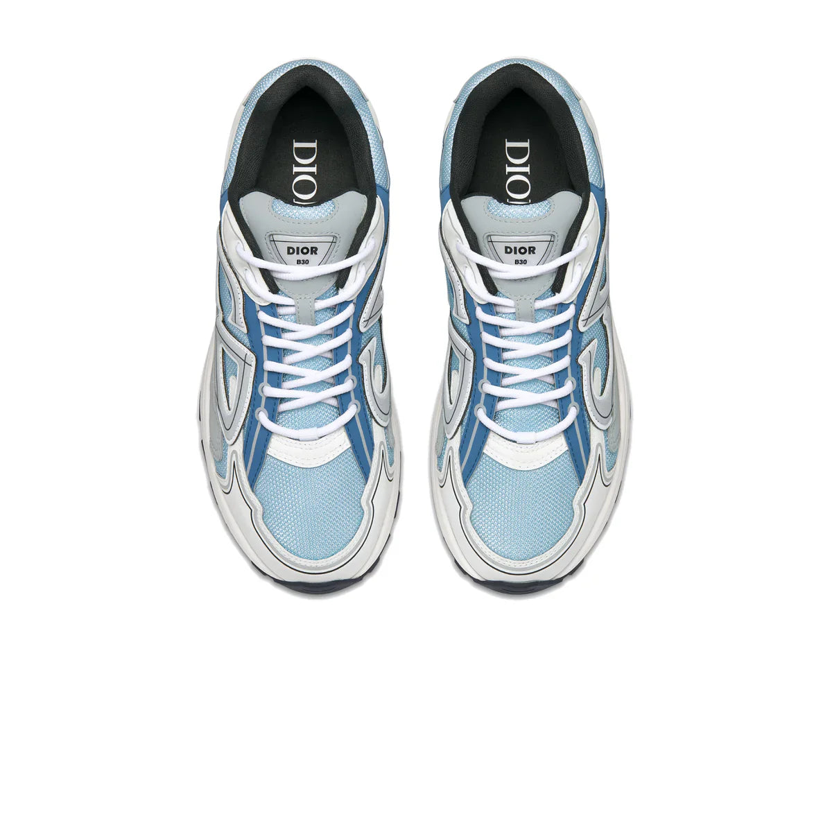 Dior B30 Mesh Light Blue/Grey Trainer
