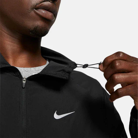 Nike Black Miler Repel Windbreaker Jacket & Black Phenom Pants Set