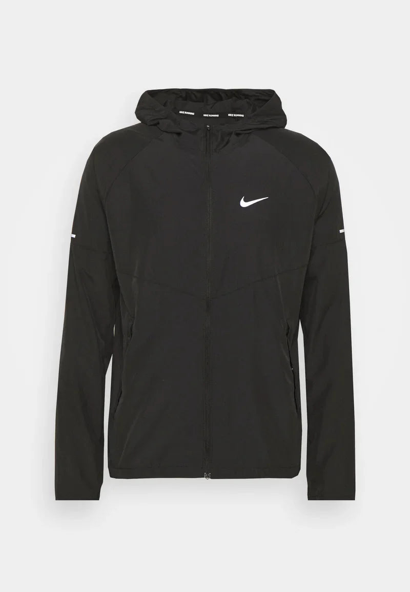 Nike Black Miler Repel Windbreaker Jacket & Black Phenom Pants Set