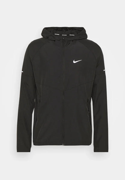 Nike Black Miler Repel Windbreaker Jacket & Black Phenom Pants Set