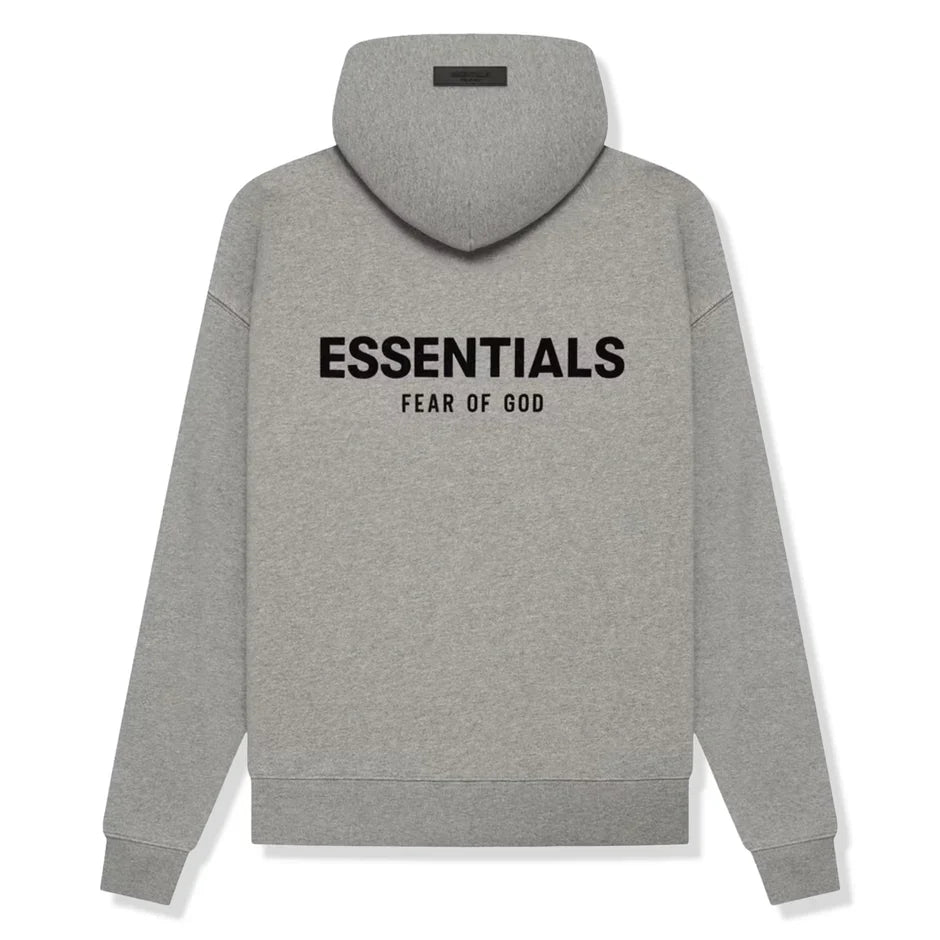 FEAR OF GOD ESSENTIALS DARK HEATHER OATMEAL TRACKSUIT (SS22)