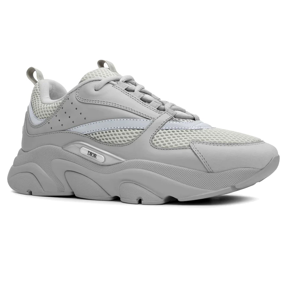 DIOR B22 GREY CALFSKIN TRAINER