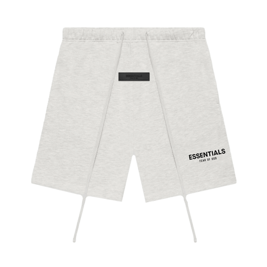 FEAR OF GOD ESSENTIALS LIGHT HEATHER OATMEAL SHORTS (SS22)