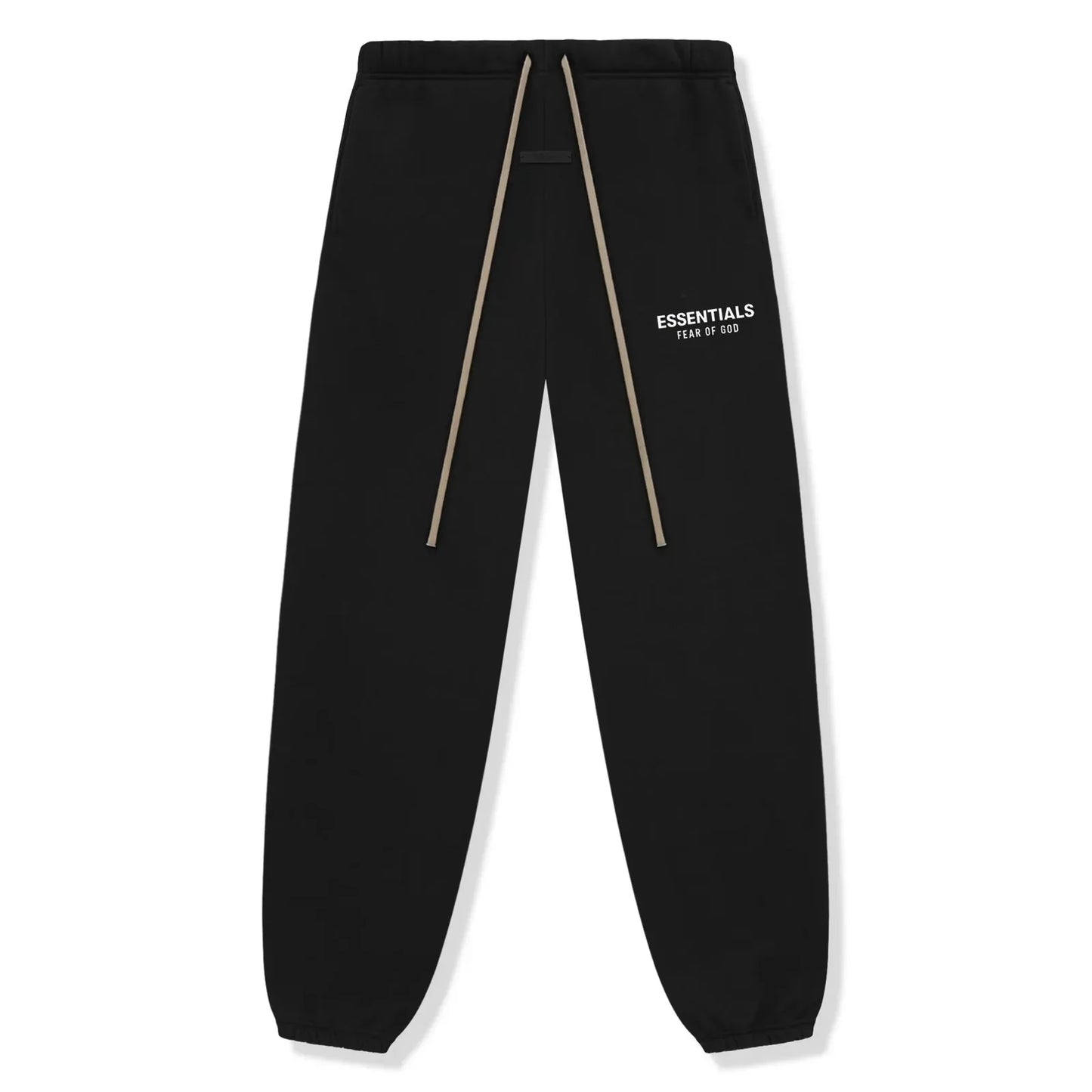 Fear Of God Essentials Fleece Black Sweatpants (FW24)