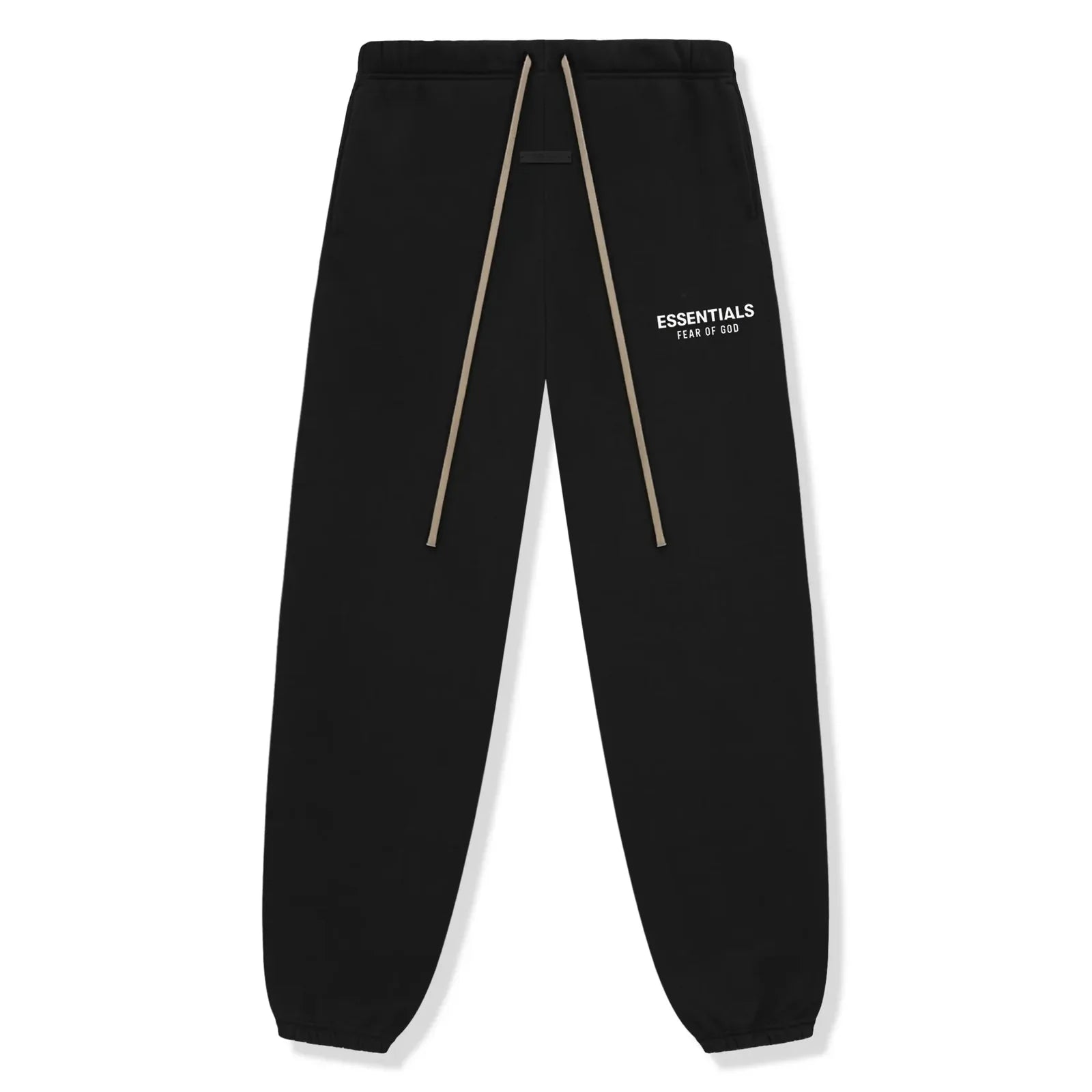 Fear Of God Essentials Fleece Black Sweatpants (FW24)