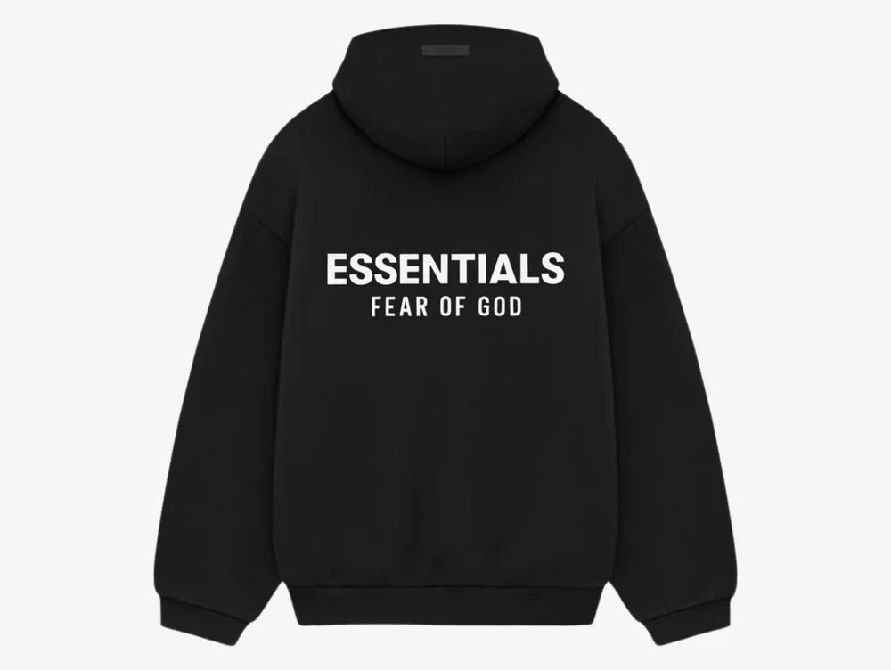 FEAR OF GOD ESSENTIALS BLACK TRACKSUIT (FW24)