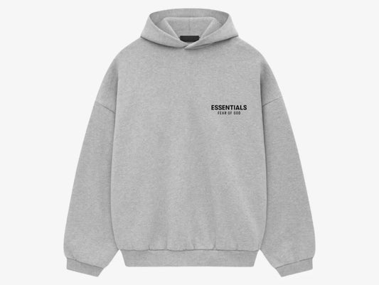 FEAR OF GOD ESSENTIALS LIGHT HEATHER GREY HOODIE (FW24)