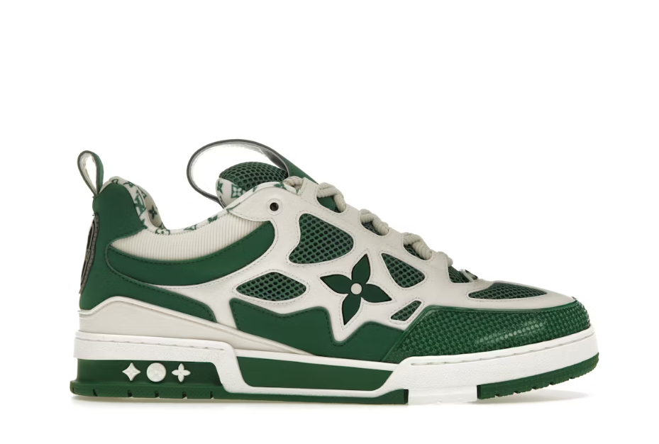 Louis Vuitton Skates Green And White